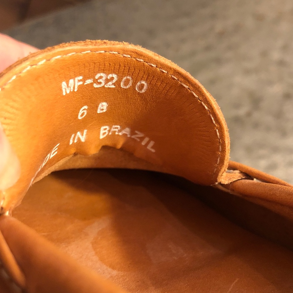 Mercanti Florentini driving moccasin shoe made in Brazil women's size 6 - Picture 3 of 6